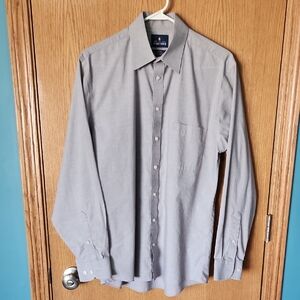 Stafford  Men's Classic Gray Dress Shirt